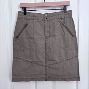 Columbia Khaki Utility Skirt | Women’s Size 8